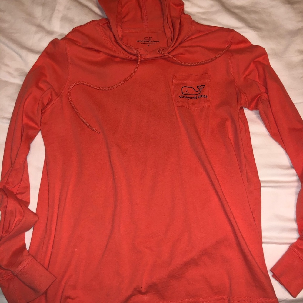 Vineyard Vines coral hoodie